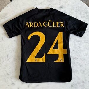 Real Madrid Arda Guler #24 Adidas Kids Youth Soccer Jersey